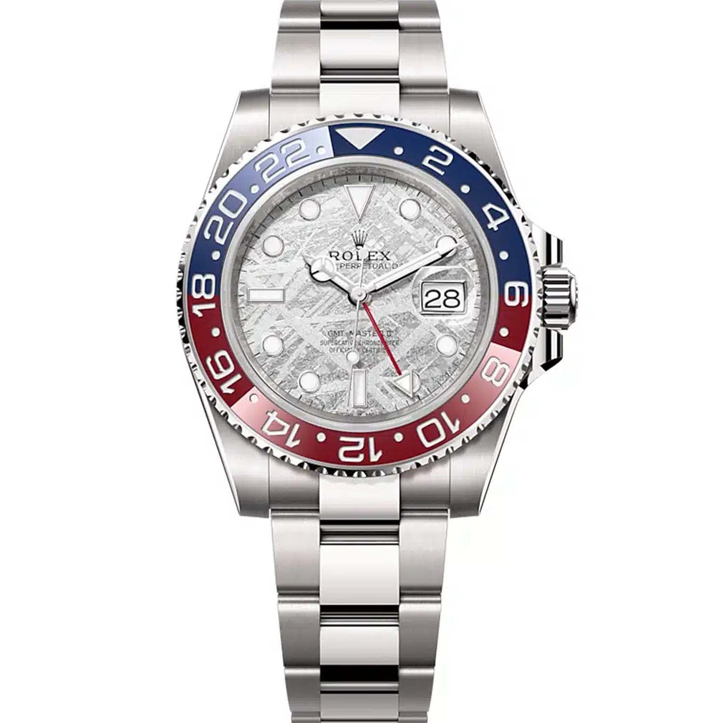 Rolex GMT-Master II "Pepsi" 40mm 126719BLRO White Gold Meteorite Dial