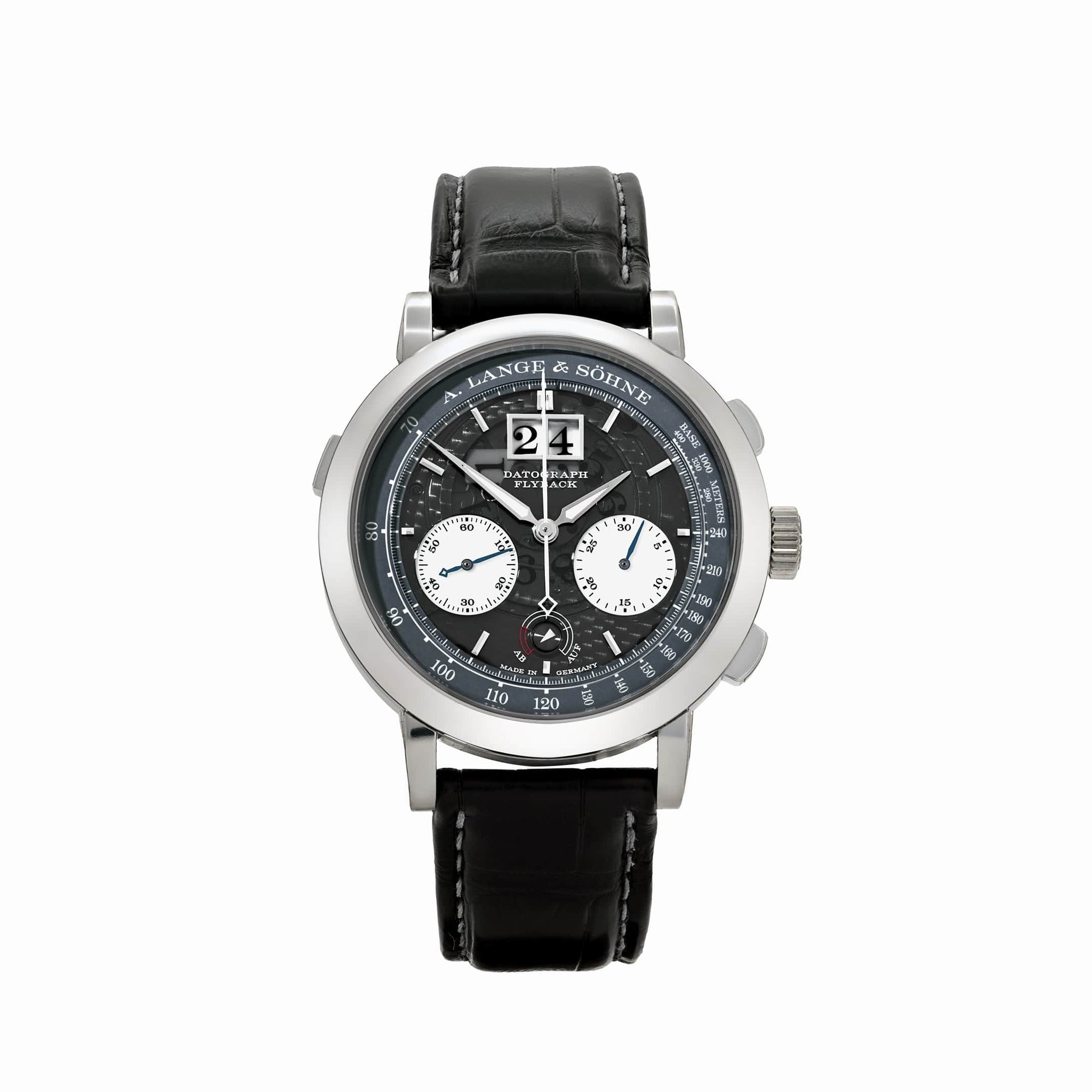 A. Lange & Söhne Datograph 405.034 Up/Down "Lumen" Platinum Black Dial