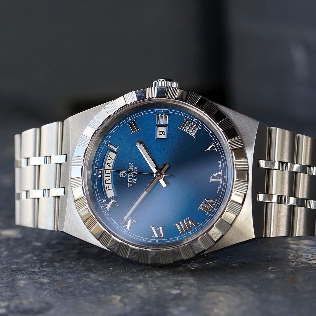 Tudor Royal  blue dial 28600